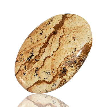 36Ct Natural Picture Jasper Cabochon. Size- approx. 38x26mm